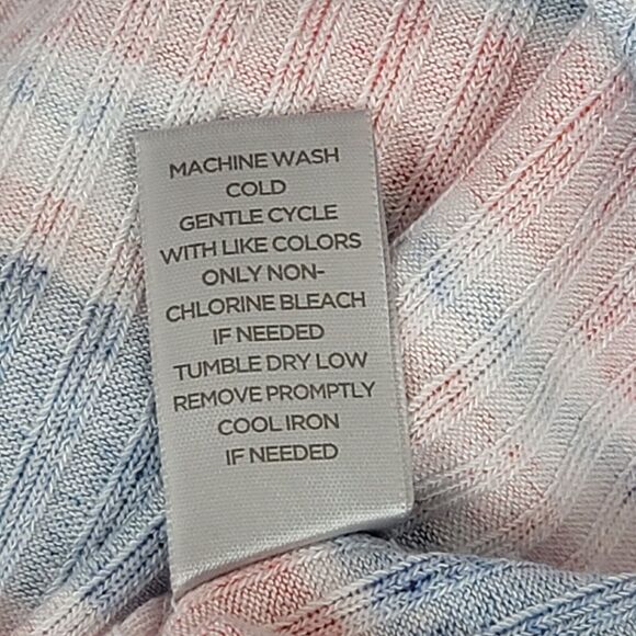 Womens Patriotic Top Size 18/20 Avenue Cold Shoulder 3/4 Sleeve 4th of July - Picture 8 of 9